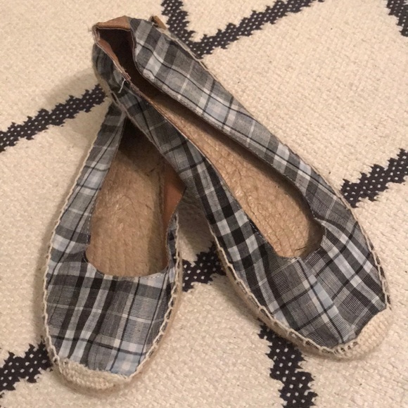 Esprit Plaid Espadrille Flats - Picture 2 of 8